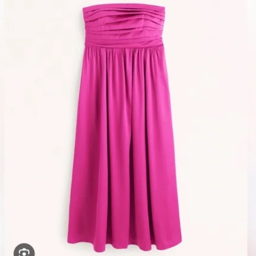 Emerson strapless midi dress cotton